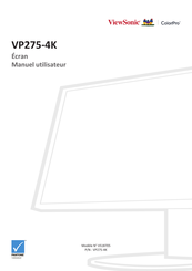 ViewSonic VS18705 Manuel Utilisateur