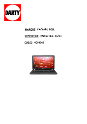 Packard Bell EasyNote TG Manuel D'utilisation