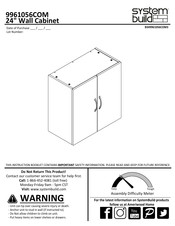 System Build 9961056COM Instructions D'assemblage