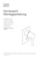 Dornbracht 36 120 840-FF Instructions De Montage