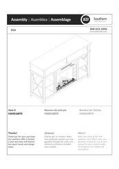 Southern Enterprises FA935100TX Instructions D'assemblage