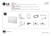 LG 65UU770H Guide De Configuration Rapide