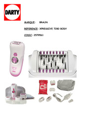 Braun Silk-épil Xpressive 7280 Manuel D'utilisation