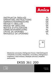 Amica EKSS 361 200 Notice D'utilisation