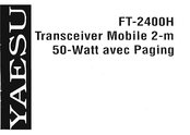 Yaesu FT-2400H Mode D'emploi