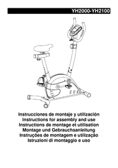 BH FITNESS YH2000 Instructions De Montage Et Utilisation