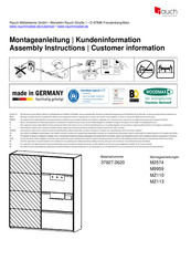 Rauch M9959 Instructions De Montage