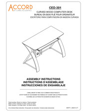 Accord CED-301 Instructions D'assemblage