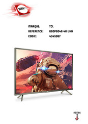 Tcl U60P6046 Mode D'emploi