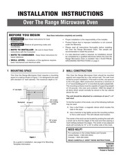 Frigidaire EI30BM55HSC Instructions D'installation