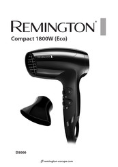 Remington Compact 1800W Eco Mode D'emploi