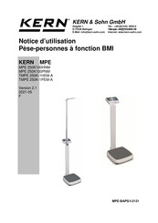 KERN TMPE 250K-1PEM-A Notice D'utilisation