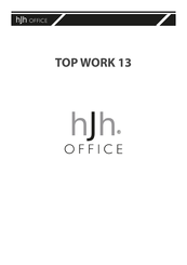 hjh OFFICE TOP WORK 13 Instructions De Montage