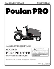 Poulan Pro PR25PH48STB Manuel Du Propriétaire