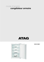 Atag KD5188C Mode D'emploi