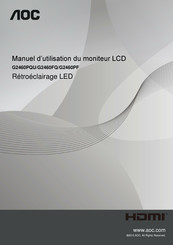 AOC G2460FQ Manuel D'utilisation