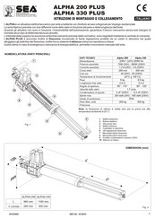 SEA ALPHA 330 PLUS Instructions De Montage