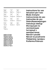 Hotpoint Ariston HHPN 6.4F AM AN Mode D'emploi
