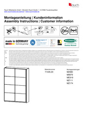 Rauch Minosa MZ174 Instructions De Montage