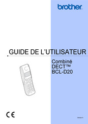 Brother DECT BCL-D20 Guide De L'utilisateur