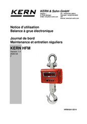 KERN HFM Serie Notice D'utilisation