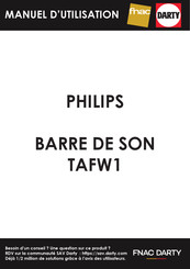 Philips Fidelio TAFW1 Manuel D'utilisation