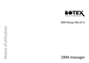 thomann BOTEX DMX Merge DM-2512 Notice D'utilisation