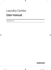 Samsung Laundry Combo WD53DBA9 H Serie Manuel D'utilisation