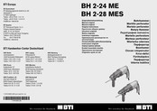 BTI BH 2-28 MES Notice Originale