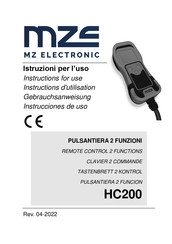 MZ electronic HC200 Instructions D'utilisation