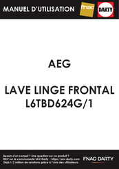 AEG L6TBD624G/1 Notice D'utilisation