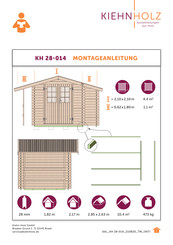 Kiehn-Holz KH 28-014 Instructions De Montage