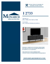 Monarch Specialties I 2733 Instructions D'assemblage