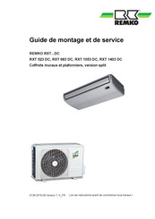 REMKO RXT 683 DC Guide De Montage Et De Service