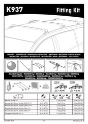 Yakima K937 Instructions De Montage