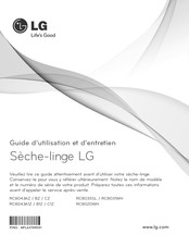 LG RC8031WH Guide D'utilisation Et D'entretien