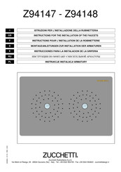 ZUCCHETTI Z94148 Instructions Pour L'installation