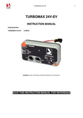 SCOPREGA TURBOMAX 24V-EV Manuel D'instructions