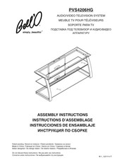 Bell'O PVS4206HG Instructions D'assemblage