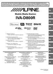 Alpine IVA-D800R Mode D'emploi