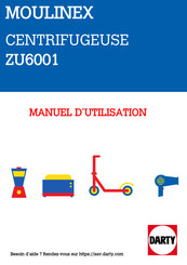 Moulinex ZU6001 Manuel D'utilisation