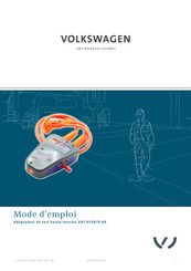 Volkswagen VAS 6558/9-6A Mode D'emploi