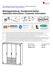 Rauch M1746 Instructions De Montage