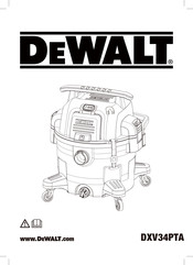 DeWalt DXV34PTA Mode D'emploi