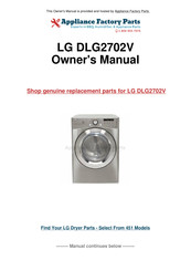 LG DLG2702V Guide De L'utilisateur Et Directives D'installation