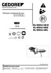 Gedore KL-0041-460 Information Produit