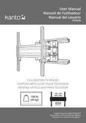Kanto SDX600 Manuel De L'utilisateur