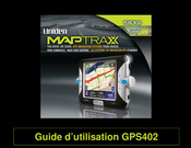 Uniden MAPTRAX GPS402 Guide D'utilisation