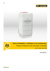 REMEHA Eria Tower Ace MB Notice D'installation, D'utilisation Et De Maintenance