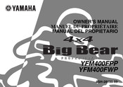 Yamaha Big Bear 4x4 PROFESSIONAL Manuel Du Propriétaire